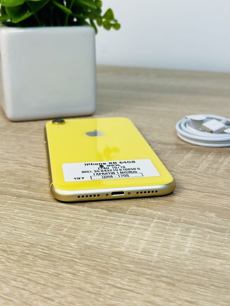 iPhone XR 64gb Yellow Neverlock
