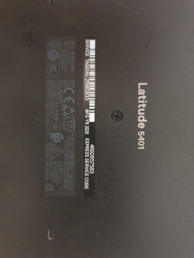Dell Latitude 5401 i7 / SSD 512GB / 8GB RAM — под ремонт или донор
