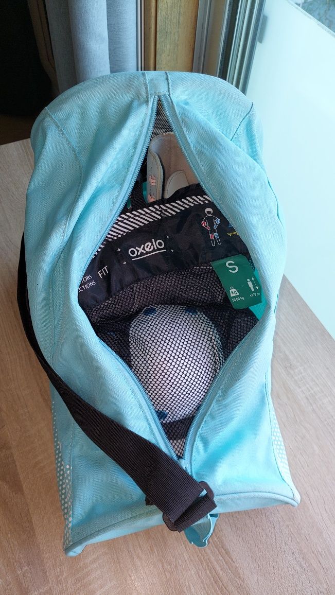 Patins plataforma Oxelo - Iniciante (com proteções joelhos