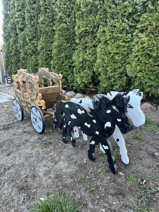 Karoca z dwoma końmi