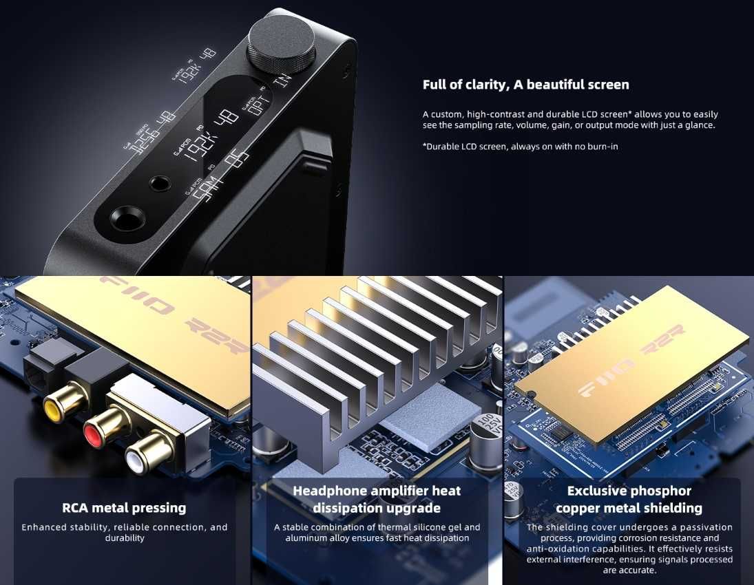 ⇒ Fiio K11 R2R (black) - мультибитный ЦАП DAC и усилитель