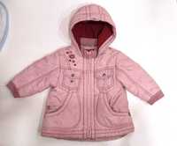 Różowa kurtka zimowa kurteczka dla dziewczynki na 80 cm