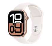 Nowy Apple Watch Series 10 GPS, 42 mm, aluminium, różowe złoto