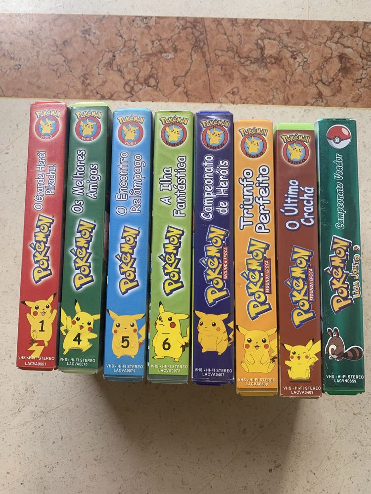 Cassetes Pokémon VHS