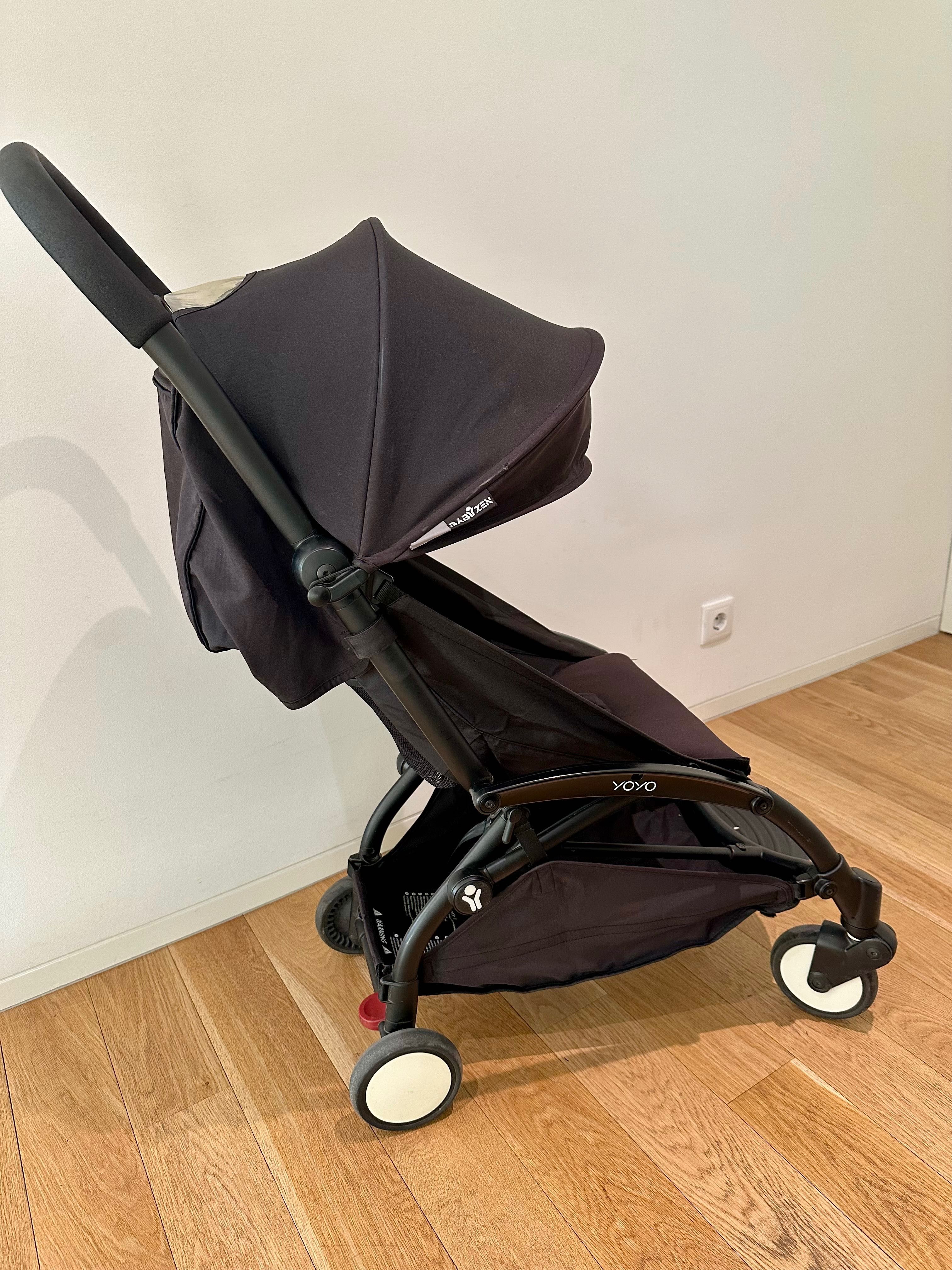 Babyzen Yoyo preto com newborn set