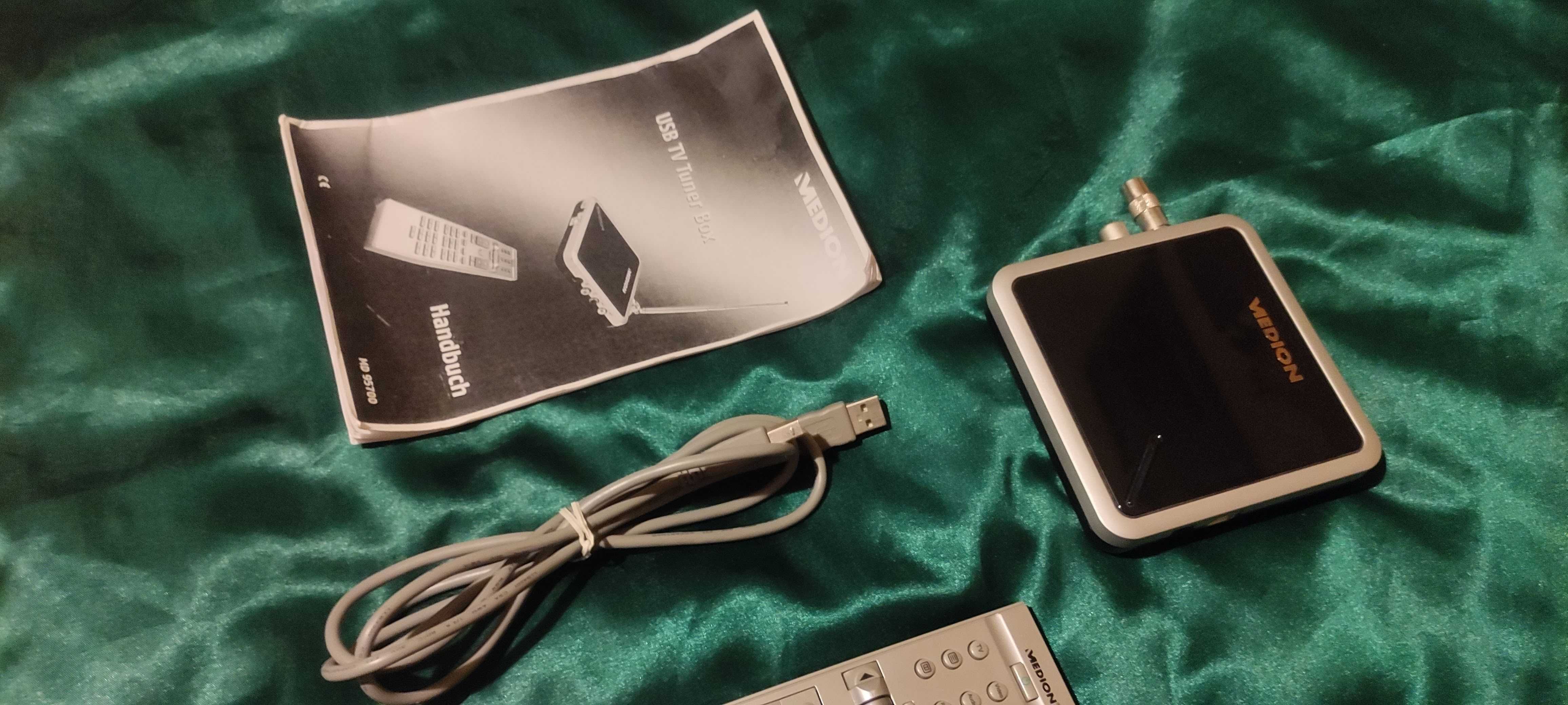 Medion USB TV Tuner Box MD 95700 – Kompletny Zestaw, TANIO!