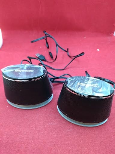zestaw głośników 2szt 2.0 amazon czarny stereo