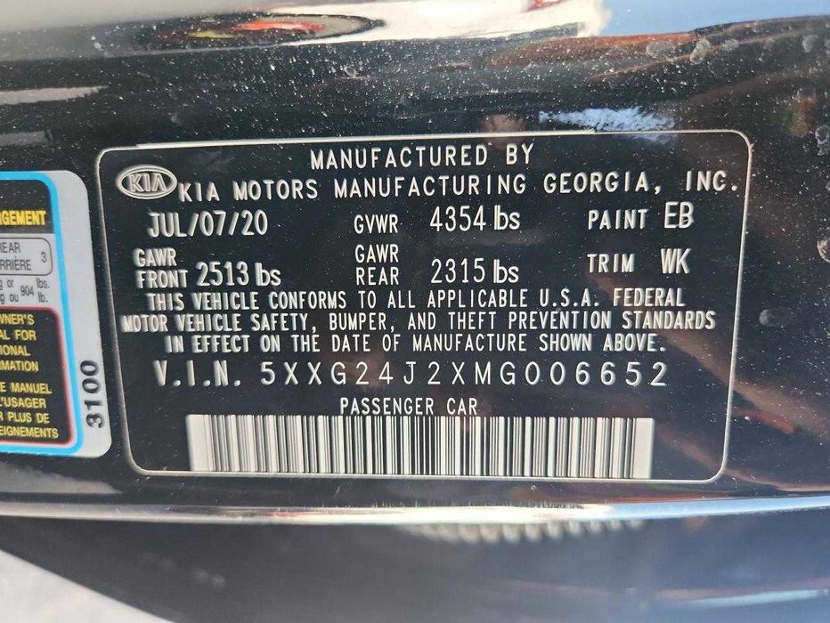 KIA K5 Lx   2021