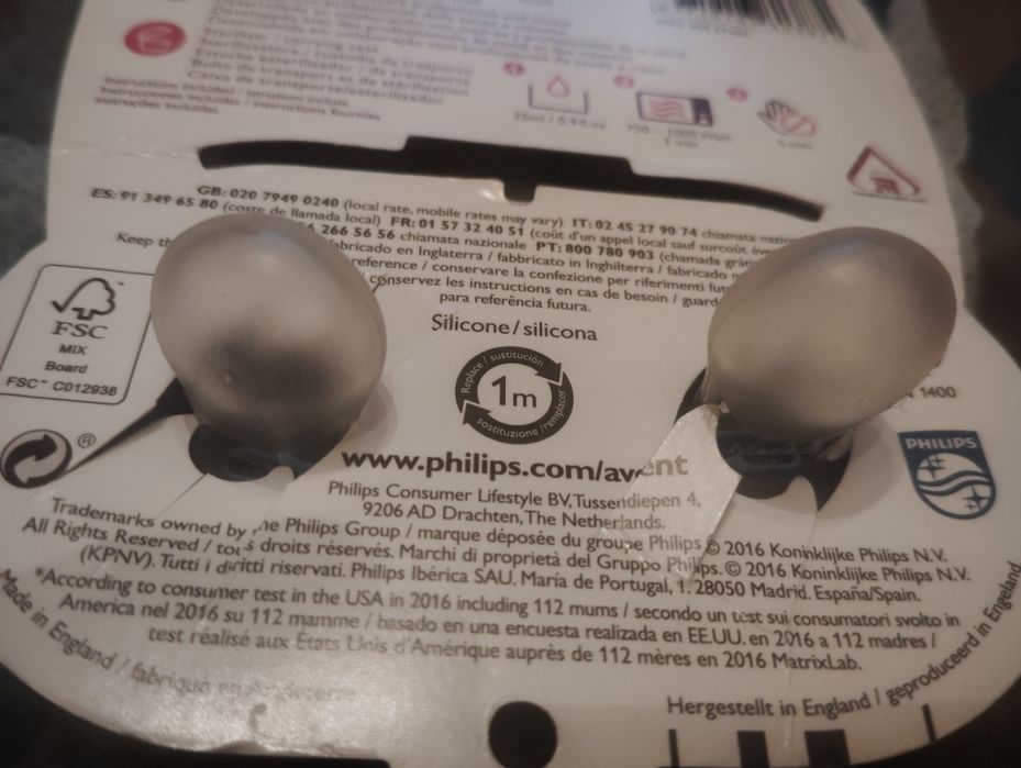 Chupetas Philips Avent Ultra Soft Novas Sem Caixa