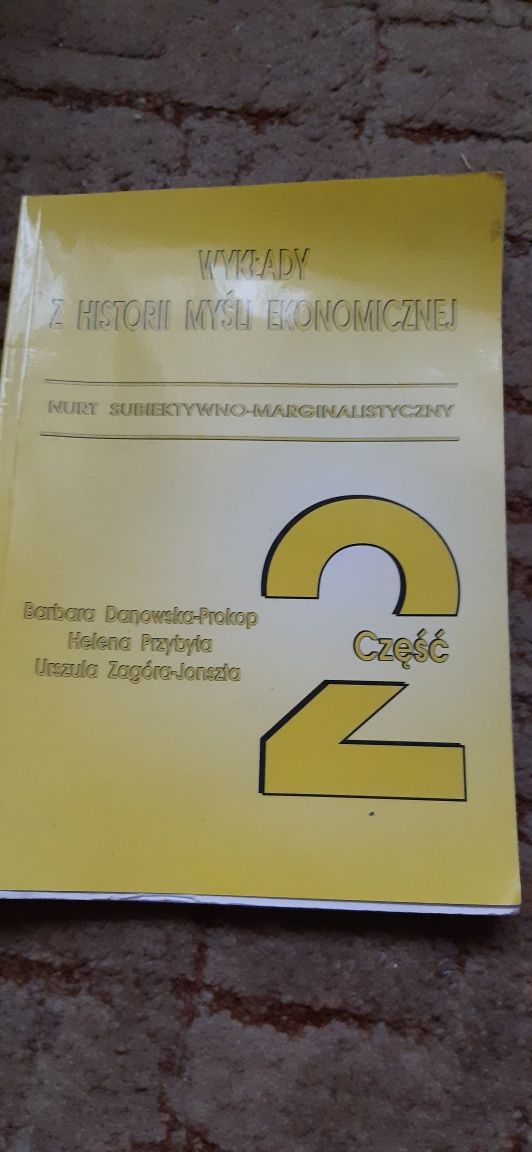 Wykłady z historii myśli ekonomicznej UE Katowice Danowska-Prokop