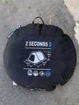 Tenda de campismo - 2 SECONDS - FRESH&BLACK - 3 pessoas