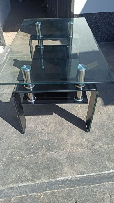 Stolik kawowy, szklany