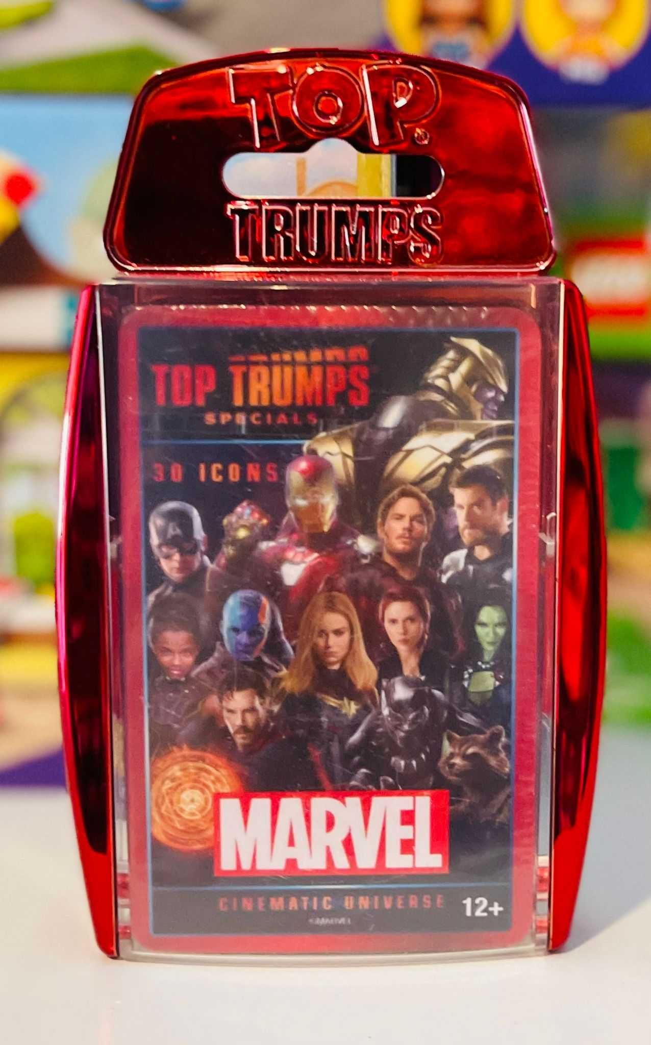 Karty MARVEL AVENGERS Cinematic UNIVERSE Top Trumps Specials Nowe