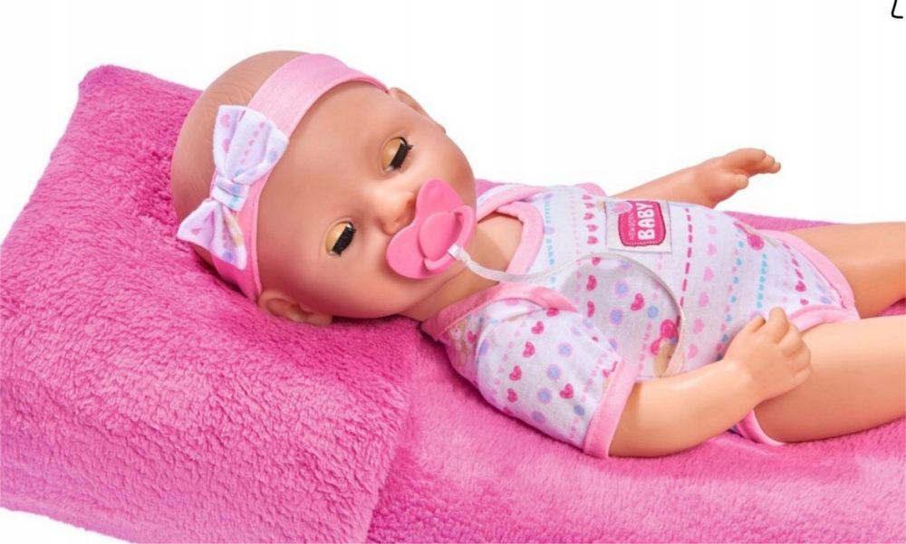 LALKA BABY BORN Pije Sika Interaktywna Dziewczynka z akcesoriami Duża