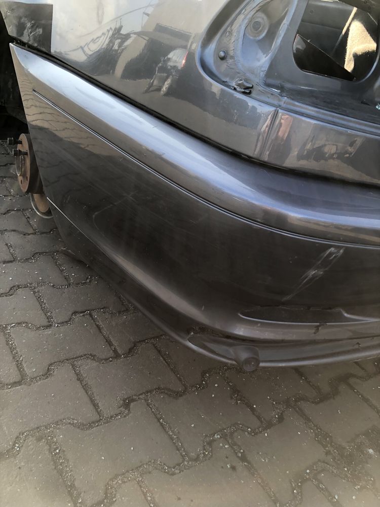 Zderzak tył tylny BMW E46 Coupe Cabrio PDC 400/7 Stahlgrau Metallic