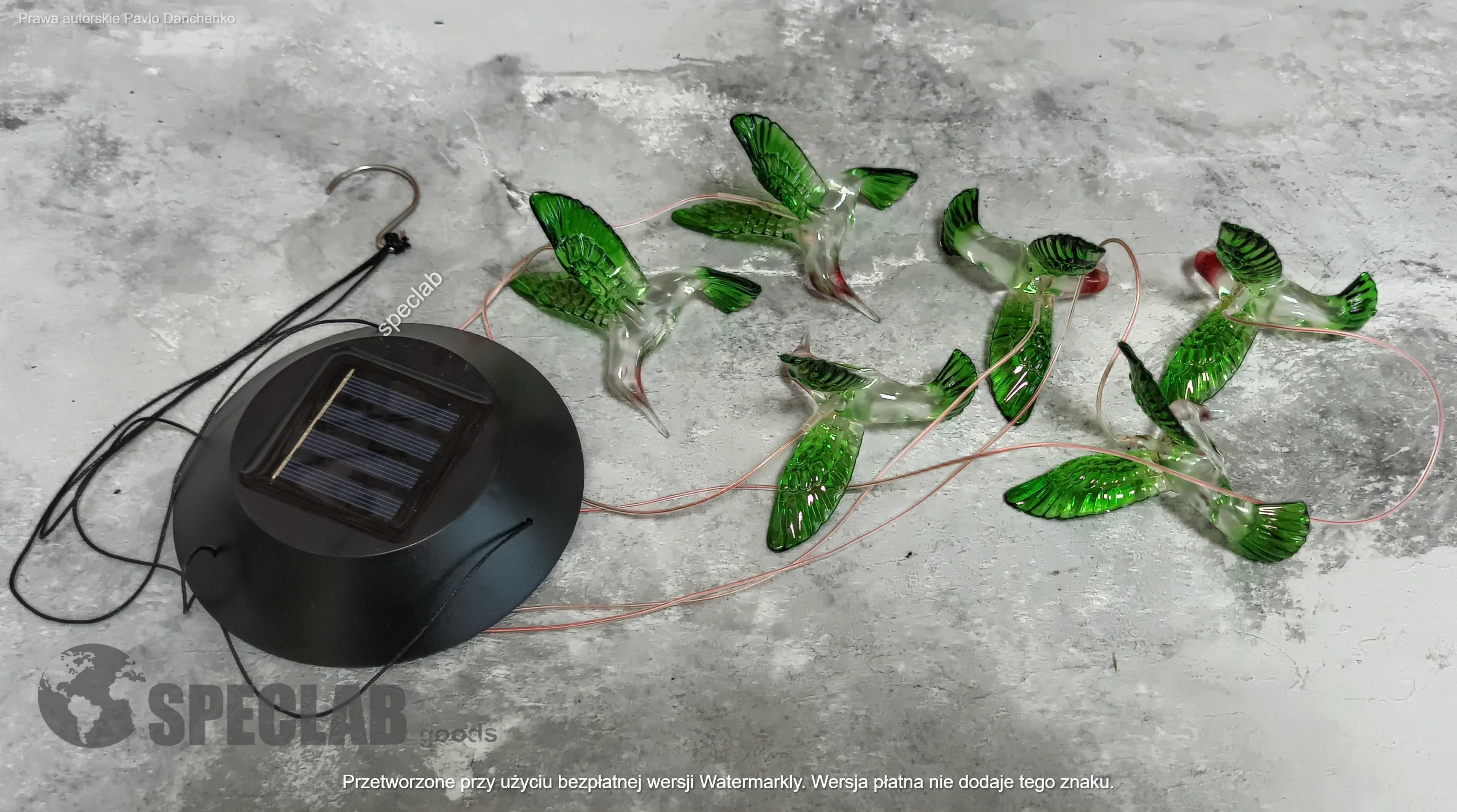 Girlanda świetlna lampki SOLARNE OGRODOWE LAMPA
