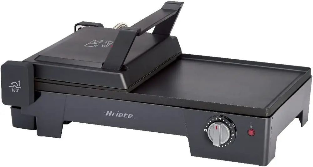 Ariete 1916 Elektrogrill, glatt und gerillt, 2200 W