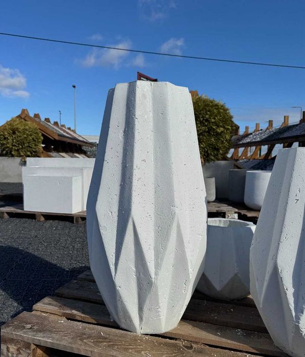 Zestaw Donic betonowych Diamenty, Śnieżnobiałe, Niemalowane, 3  szt