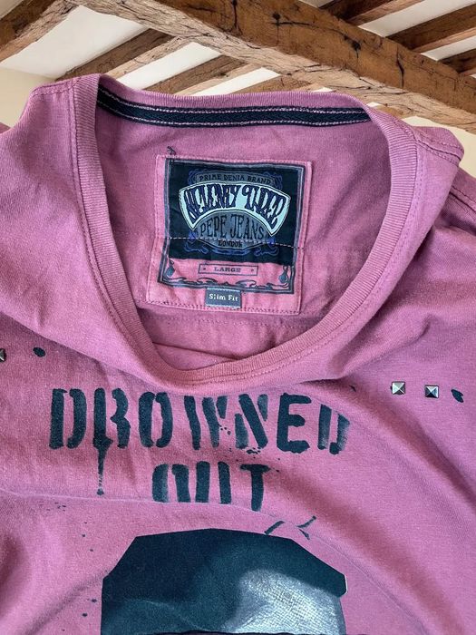 Pepe Jeans roz. M męski t-shirt koszulka z dżetami