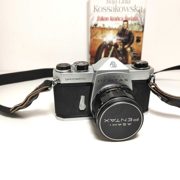 Lustrzanka analogowa Pierwszy Spotmatic SP Lens Takumar 55 mm 1:1,8