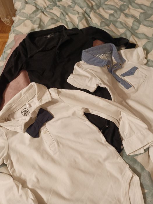 Komplet bodów eleganckich chłopięcych