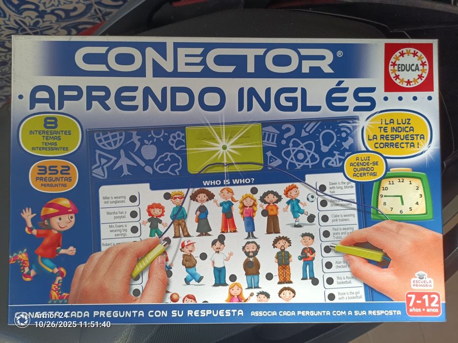 Jogo Conector Inglês Educa