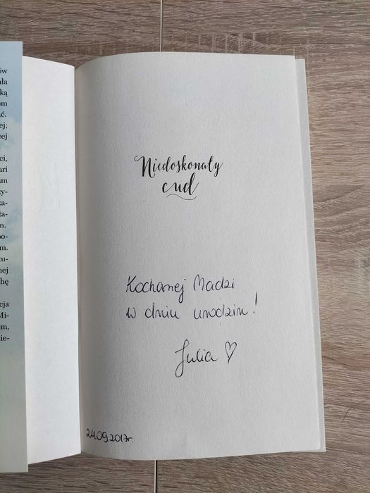 Książka "Niedoskonały cud"