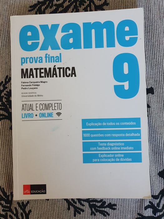 Livro de Exame Matemática 9 prova final