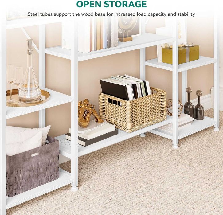 Regał na książki YITAHOME 13 półek biały