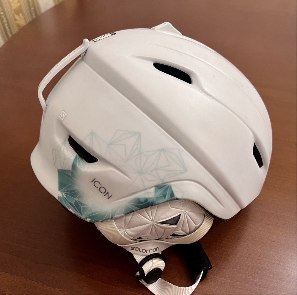 Salomon Icon S , 53 - 56 cm , kask narciarski , biały