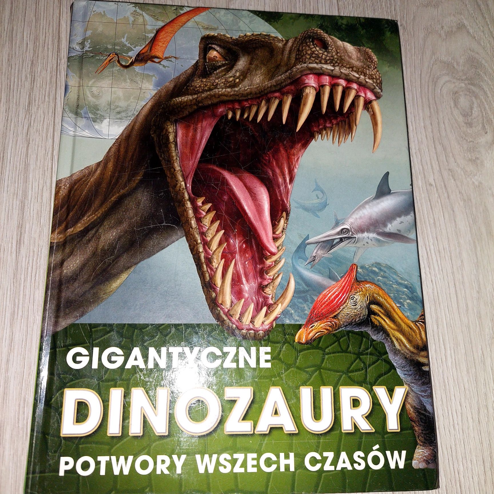 książka o dinozaurach