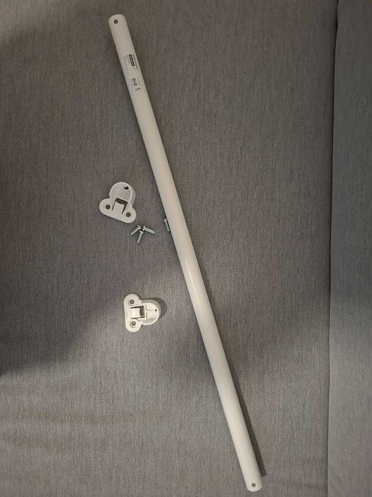 IKEA KOMPLEMENT Drążek do szafy, biały 75 cm