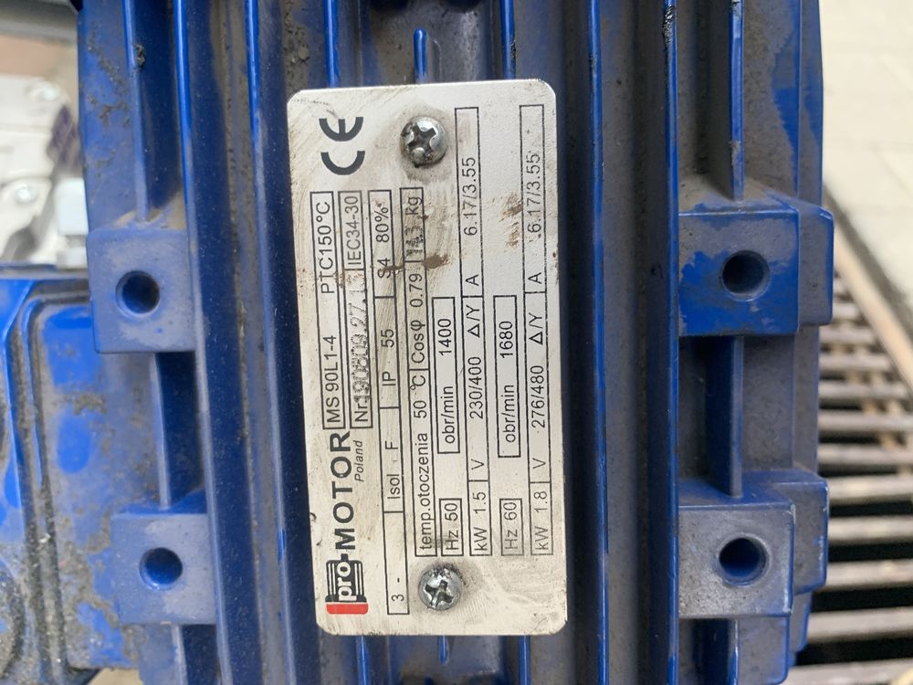 Мотор-редуктор 112об 1,5kw Varvel