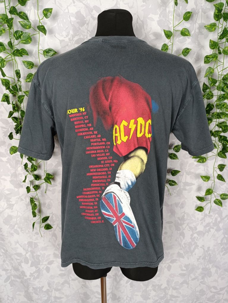 Koszulka AC/DC Tour '96 M Szara