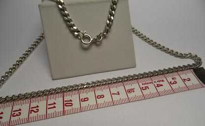 Srebrny łańcuszek pancerka 53 cm. 4,2 mm.