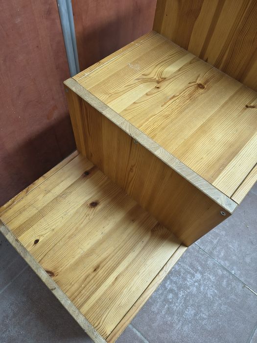 Ikea trofast regał z pojemnikami szafka schodki drewniany sosna