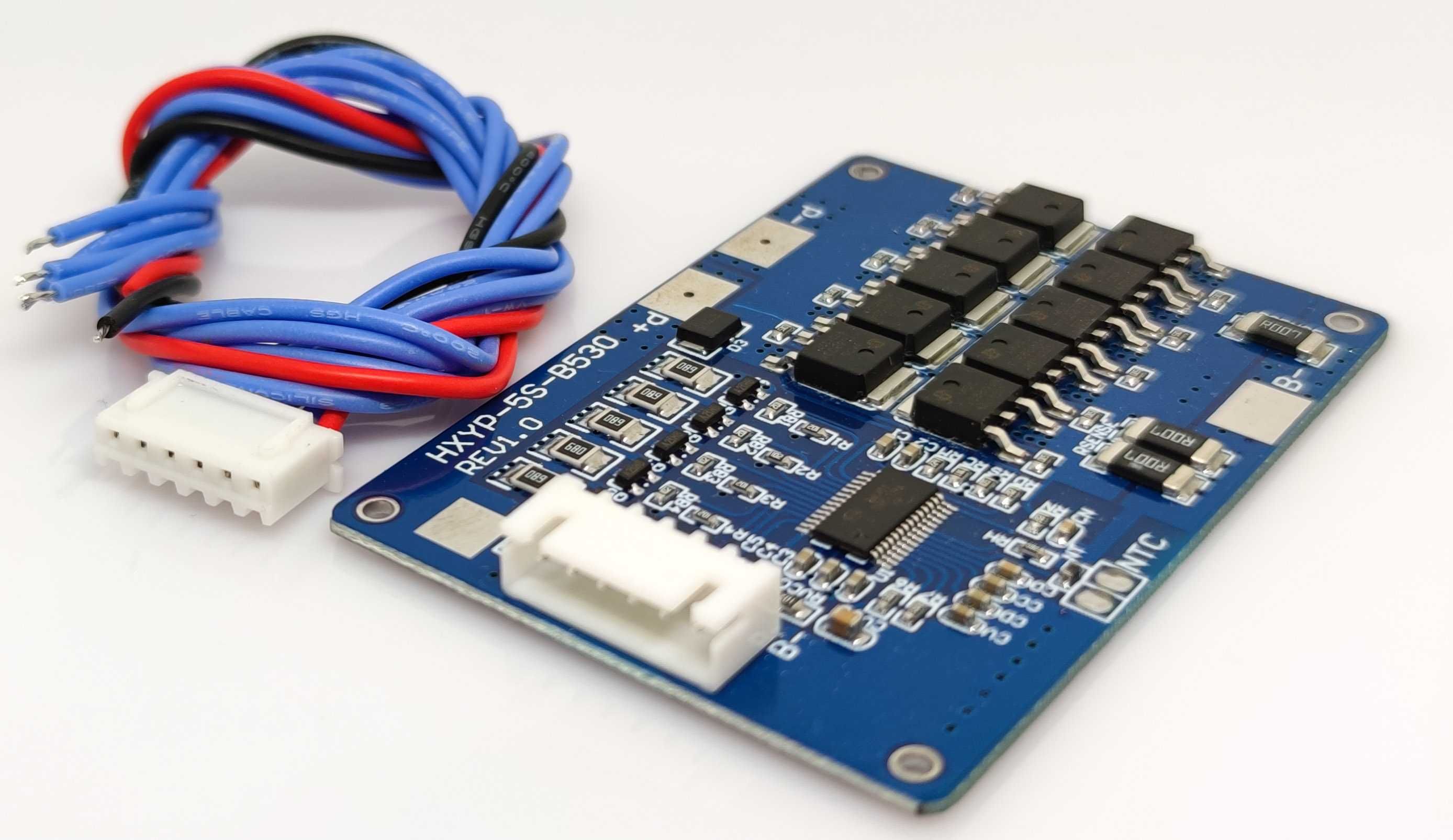Симетрична BMS плата захисту акумуляторів 5S 30A li-ion