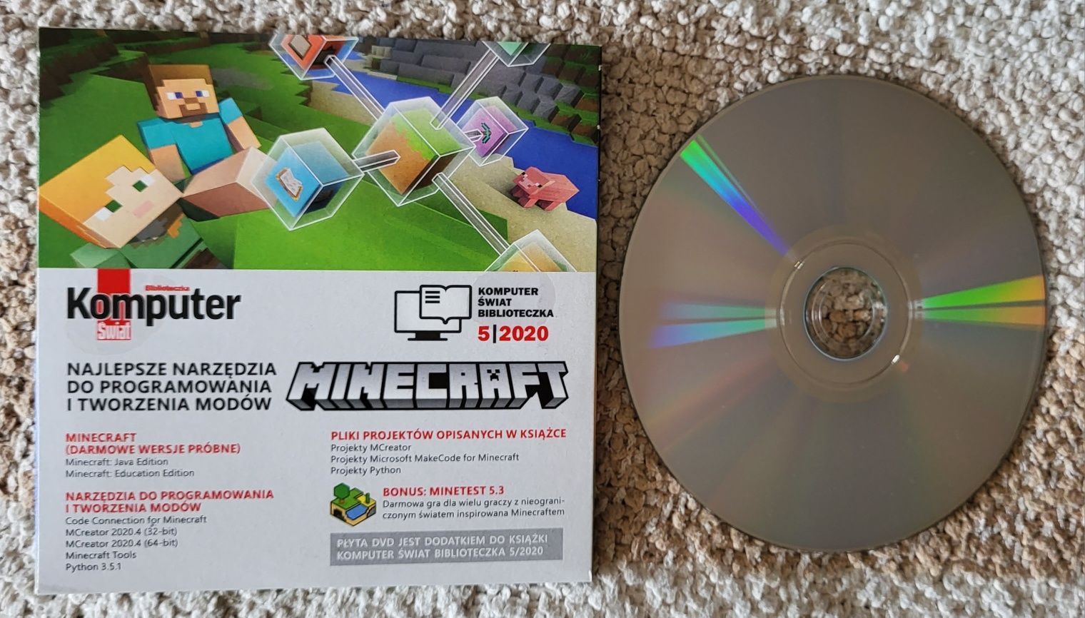 Minecraft: Komputer świat (DVD)