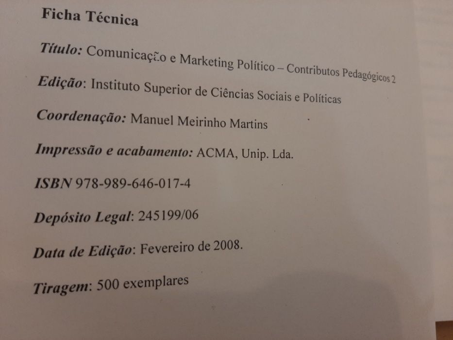 Comunicação e Marketing Político// Manuel Meirinho