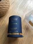 caixa de perfume versace azul e dourada