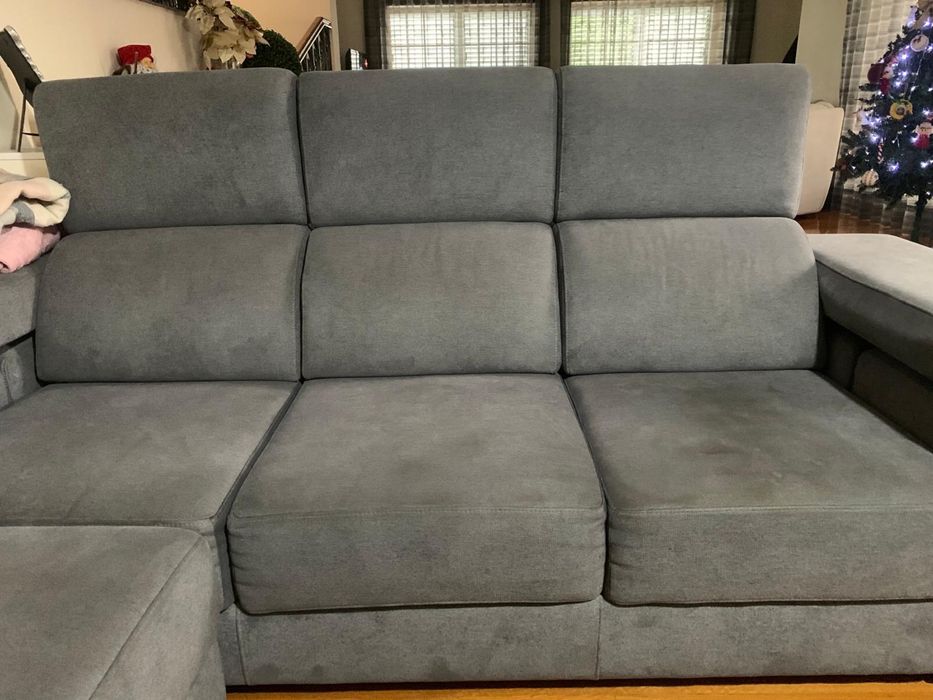 Sofá 3 Lug + 4 puffs + chaise