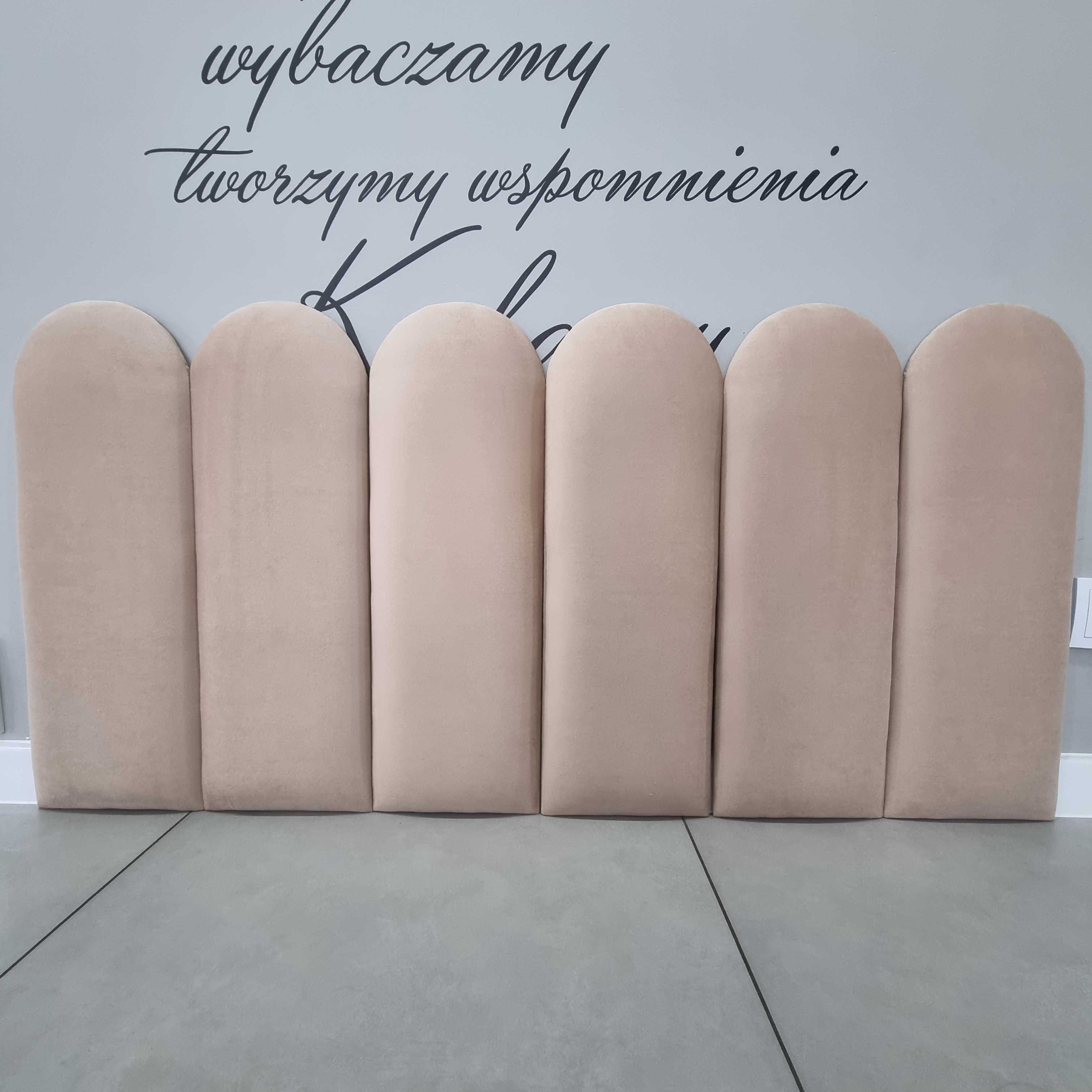 Panele tapicerowane 100cm x 20cm,  Różne kolory,materiał VELVET