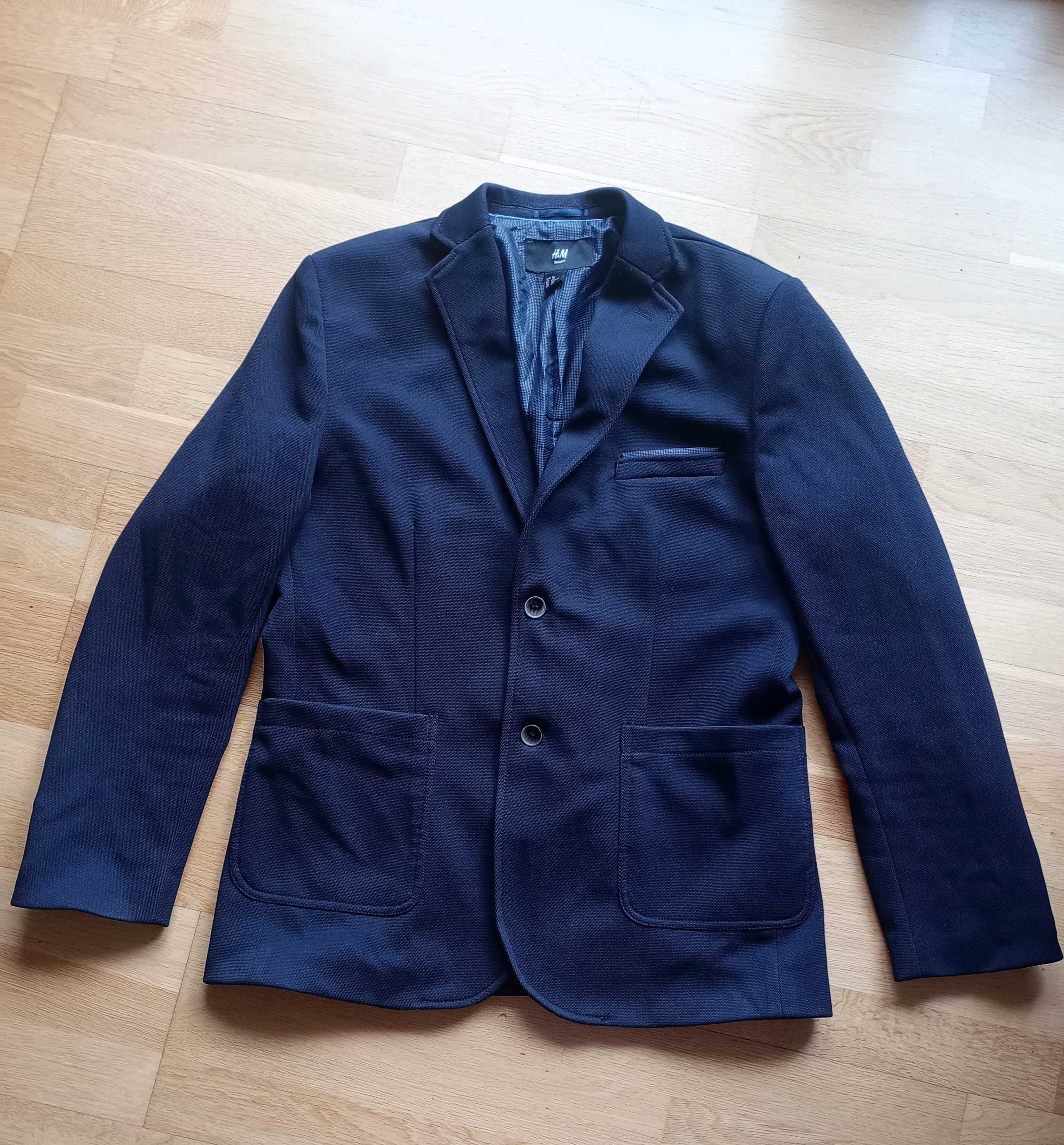 Granatowa marynarka H&M, rozmiar 54