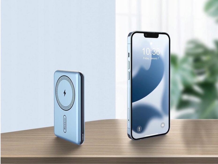 Power bank do Magsafe, 5000 mAh, bezprzewodowy