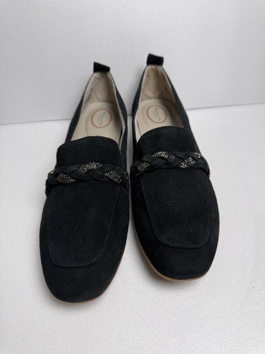 Eleganckie wygodne mokasyny Tamaris linia comfort Fit- skóra naturalna