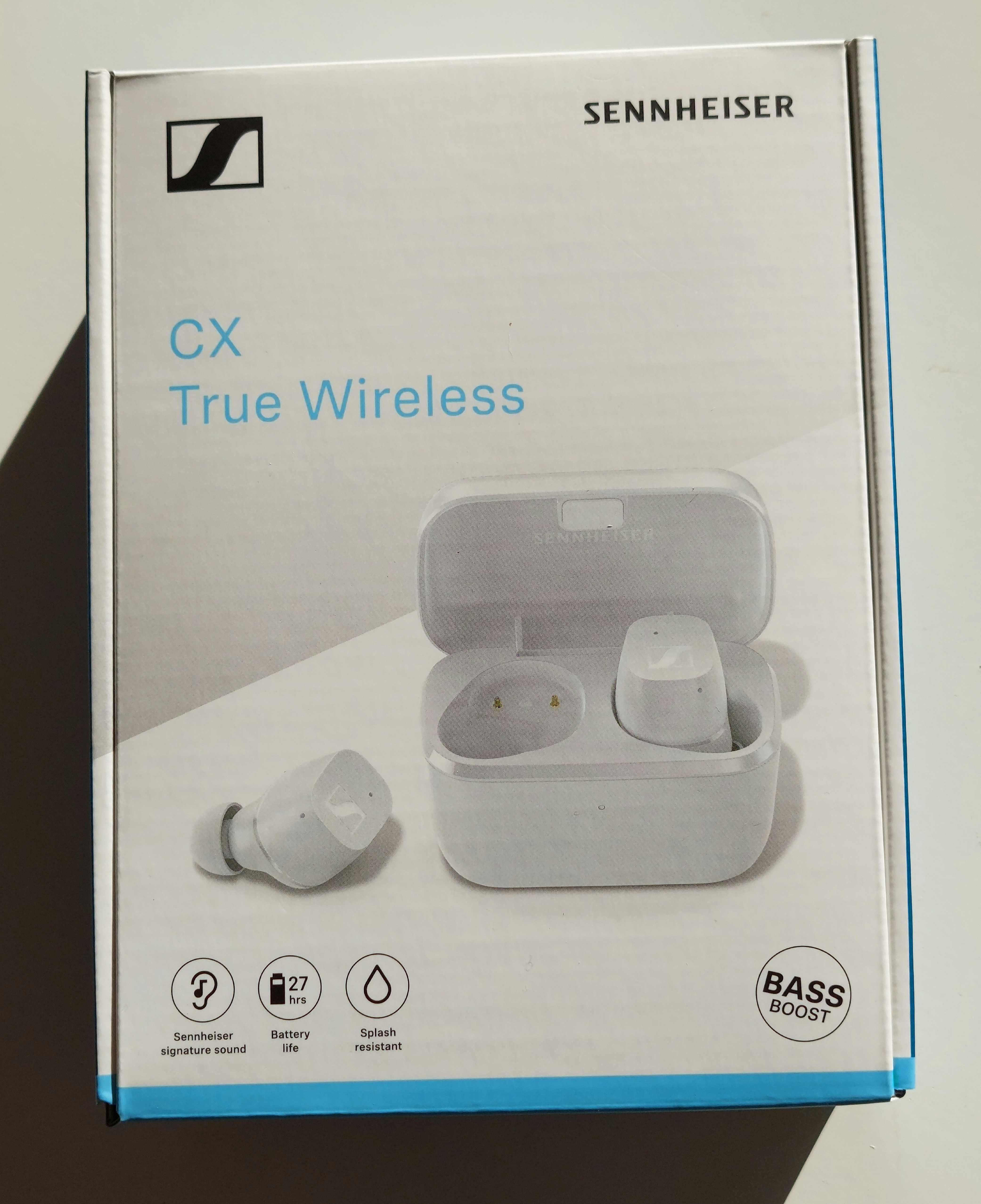 Sennheiser CX True Wireless słuchawki bezprzewodowe białe nowe