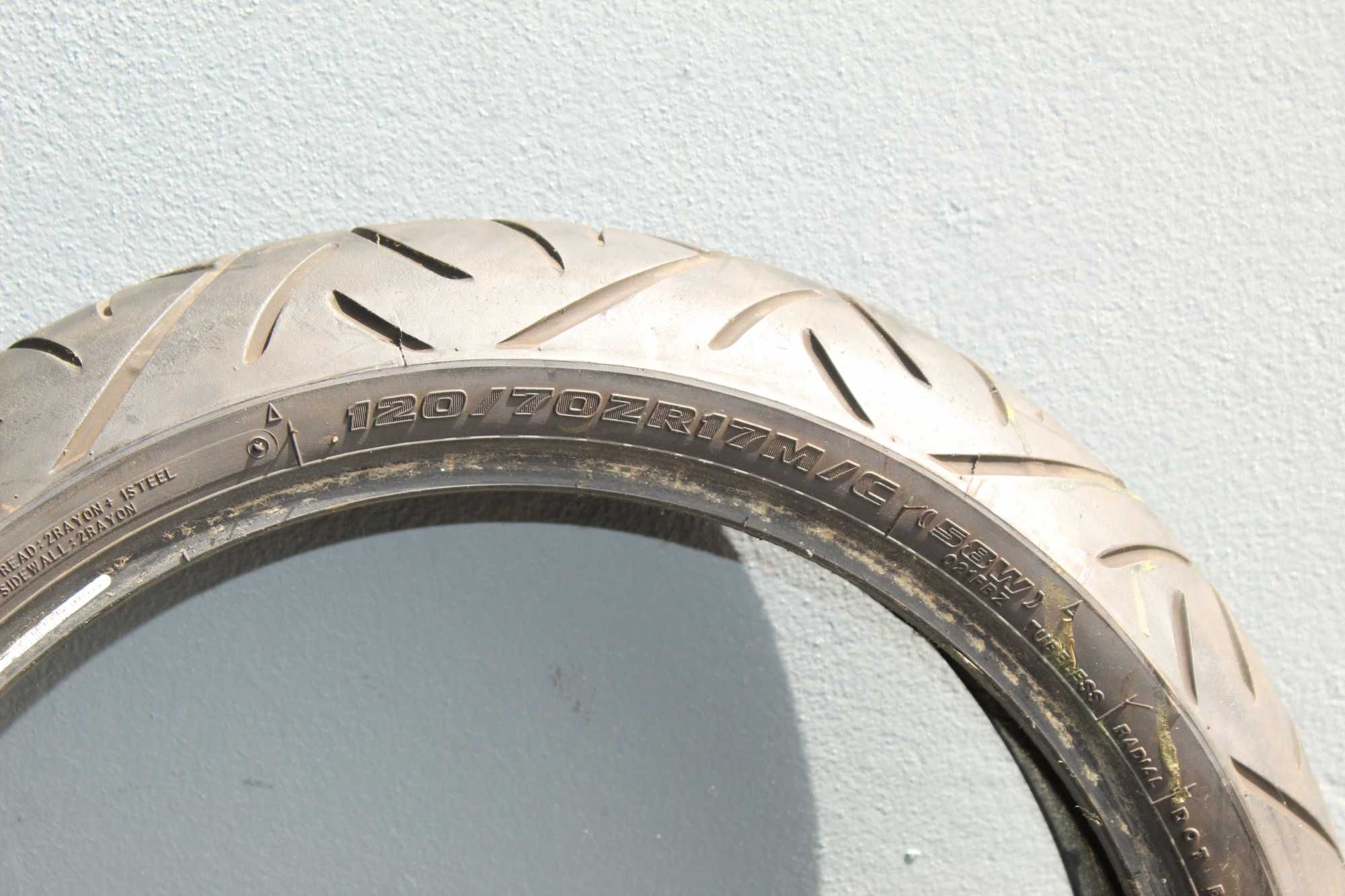 Pneu Usado Bridgestone BT021 120/70R17