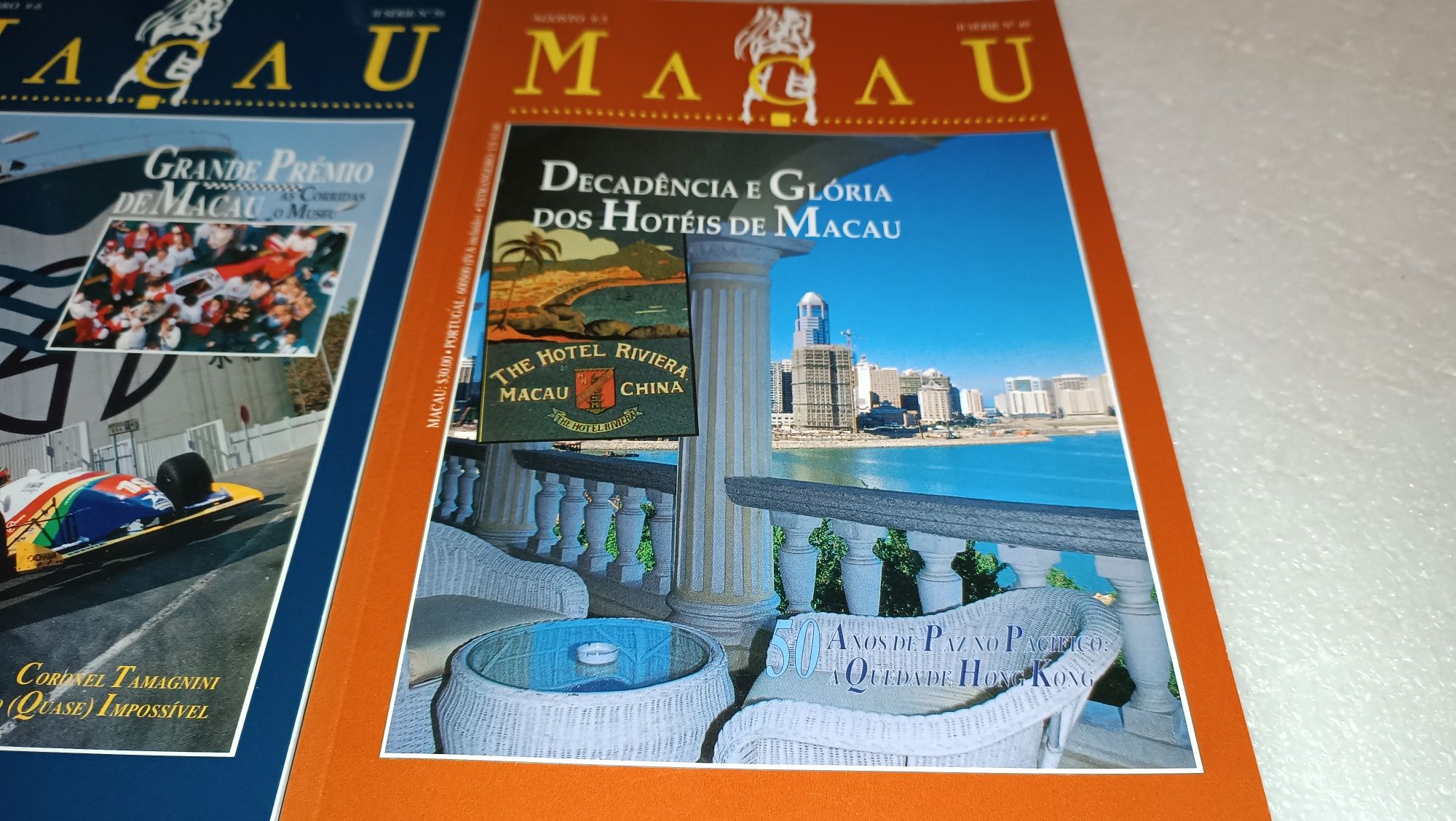 6 antigas revistas Macau década de 90