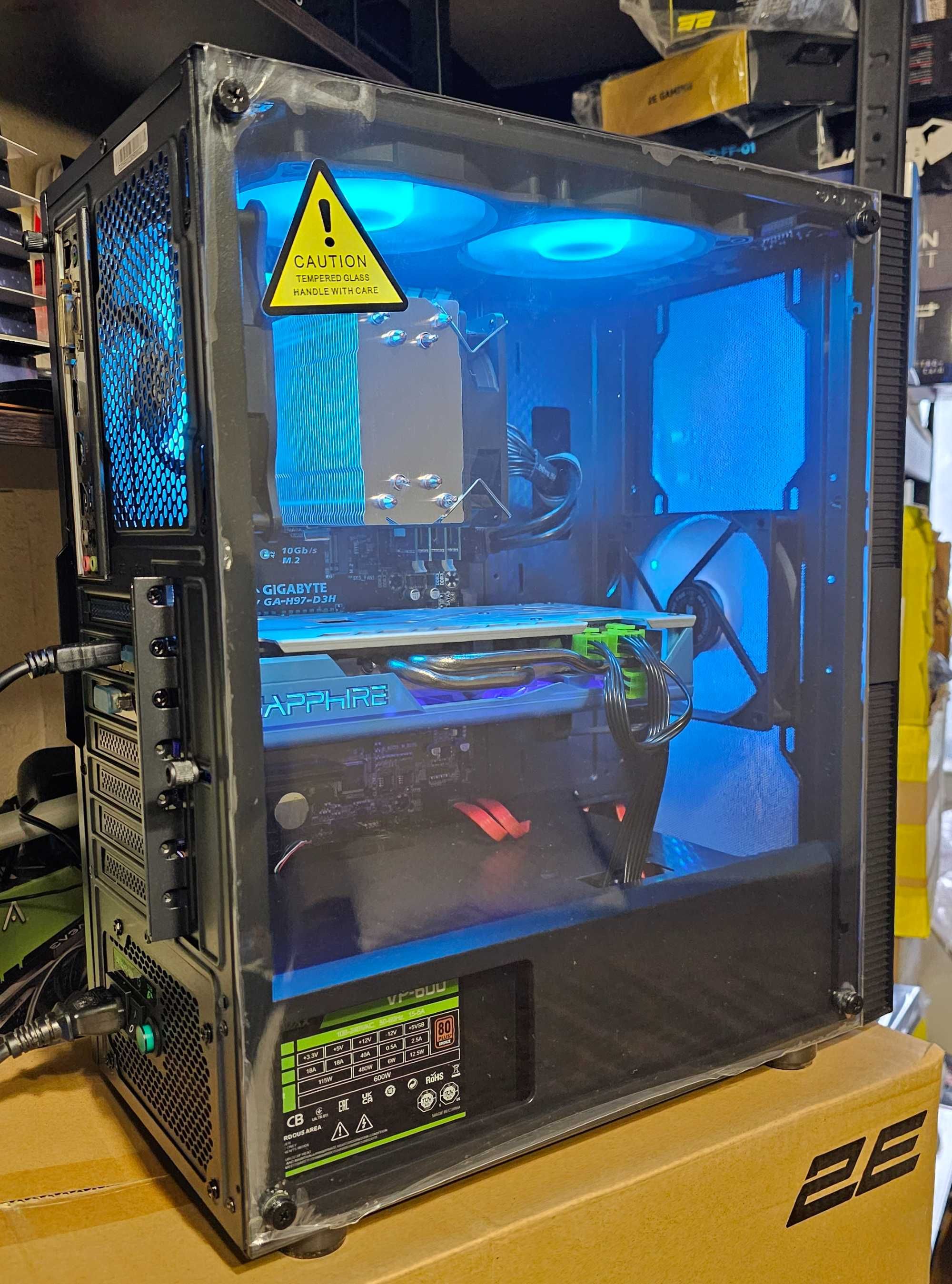 Ігровий комп'ютер Intel Core I7 4.0 GHZ, RX 580 8GB, 16GB, SSD 240+1TB
