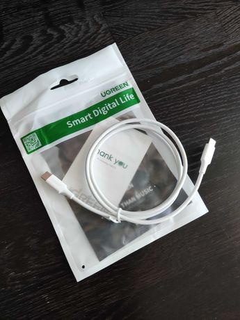 Ugreen USB Type-C cable 60w 1 m кабель для Samsung Xiaomi Realme